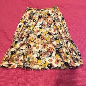 Maeve Floral Velvet Skirt